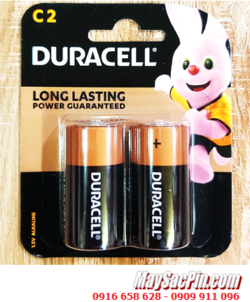 Duracell MN1400-LR14, Pin trung C 1.5v Duracell MN1400-LR14 chính hãng (MẪU MỚI) _Vỉ 2viên